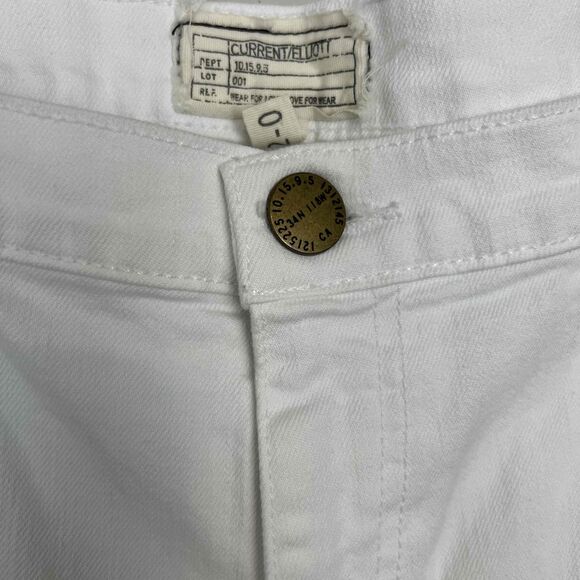 Current Elliott The Fling Jeans in Sugar Size 32 5-Pocket High Rise Stretch - Picture 5 of 15